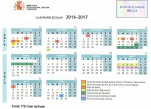 melillahoy.cibeles.net fotos 1691 Calendario escolar 2016 2017