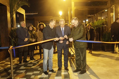 Marín, Imbroda y Gutiérrez inaugurando este nuevo espacio