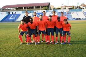 Once titular del C.D. El Ejido 2012 que cayó derrotado en la primera jornada ante la U.D. Melilla por 2-0
