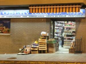 Este es el súper donde se perpetró el atraco