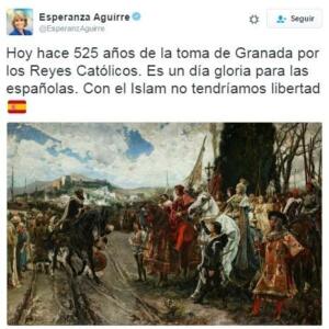 Este es el tuit que ha originado la protesta de Intercultura