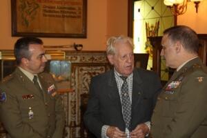 El COMGE, coronel del RAMIX 32 y coronel Sierra