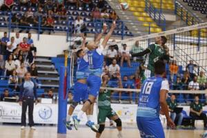 Imagen del encuentro disputado en el Pabellón Javier Imbroda, en la jornada inaugural