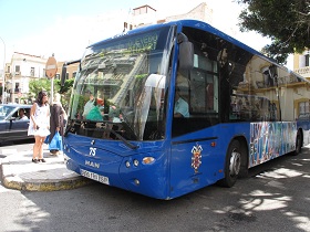 Imagen de archivo de un autobús de la COA