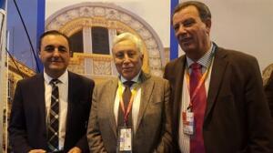 El Editor de Melilla Hoy junto al consejero de Deportes y el presidente de Patronato de Turismo en Melilla