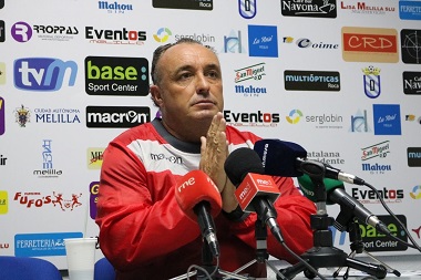 Josu Uribe, entrenador de la U.D. Melilla