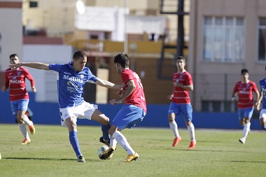 Borja Prieto, en un lance del encuentro disputado el pasado domingo ante La Roda