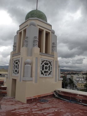 Torreón del Palacio de la Asamblea tras la rehabilitación