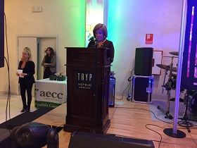 Ana Rodríguez, presidenta de la AECC en Melilla