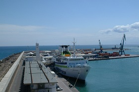Imagen de archivo de la zona portuaria