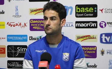 Sergio Sánchez, durante la rueda de prensa celebrada ayer en el Estadio Álvarez Claro