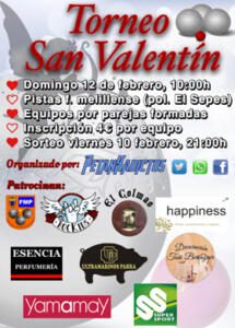Cartel anunciador del torneo