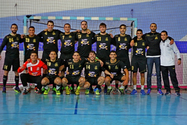 Formación del equipo melillense que logró el triunfo la pasada jornada en la cancha del Gaes Maristas de Málaga