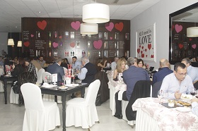 Una de las últimas cenas de San Valentín en La Almoraima