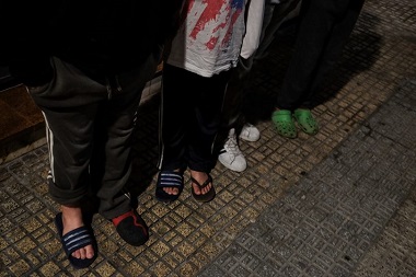 Los menores fueron a denunciar los hechos calzando chancletas, según sostiene Palazón