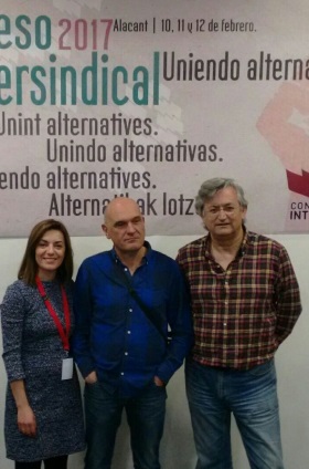 Elvira Sánchez, Higinio Rodríguez y José Luis López Belmonte