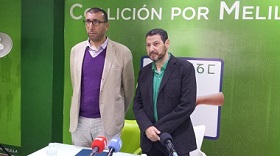 El secretario general de Caballas, Mohamed Alí y el líder de CPM, Mustafa Aberchán