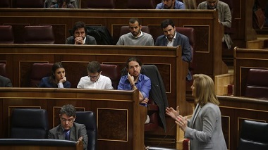 La ministra en su intervención en el Congreso