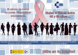 El folleto para fomentar la realización de mamografías