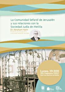 Cartel de la conferencia. La entrada es gratuita
