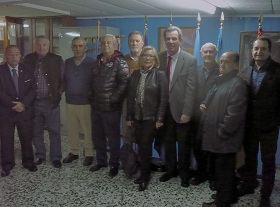 Los presidentes de de las casa regionales en Alicante