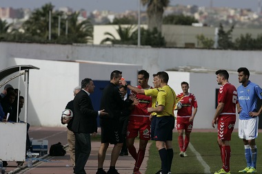 El árbitro malagueño expulsó la pasada temporada a José Manuel Aira, entrenador del Murcia