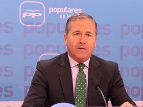 El vicesecretario regional del PP, Miguel Marín