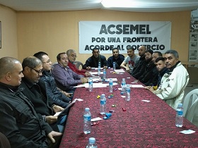 Reunión del pasado miércoles en la sede de Acsemel