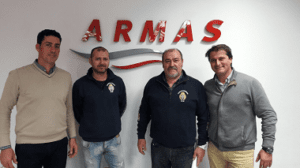 Manuel García, Ramón Carrasco, Miguel Gómez y Juan Miguel Fidel