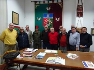 Coronel Palacios y la Hermandad de Veteranos Regulares Melilla