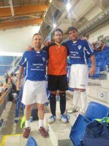 Javier Orta, Óscar Moya y José Carlos, los tres seleccionados