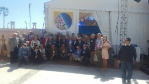 El grupo en la Plaza de la Marina
