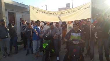 Durante la protesta “hubo un sorprendente despliegue policial de las autoridades marroquíes”