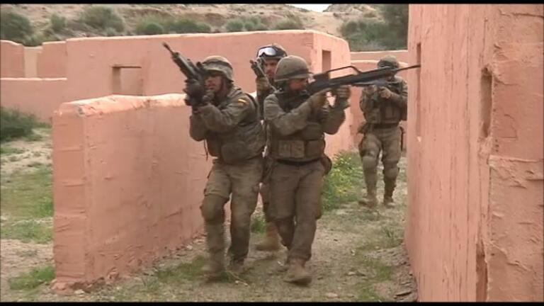 Los soldados melillenses están realizando ejercicios de fuego real