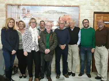 Los presidentes de las casas regionales en Melilla