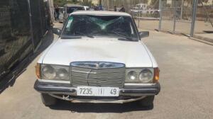 Estado en el que quedó el vehículo tras arrollar al agente