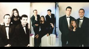 Antonio en su primera época con sus compañeros María José y Enrique del grupo Ébano