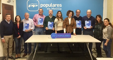 Presentación de las cinco ponencias del XII Congreso Regional del PP el pasado lunes