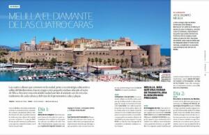 El reportaje ofrece magníficas imágenes de Melilla