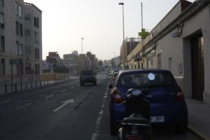 Zona en la que, según lamentan, se dan varios conflictos de carácter vial
