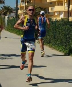 Fernando Térrez, en el Triatlón de Mijas del pasado domingo