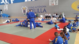 Imagen del festival fin de curso de la Federación Melillense de Judo el pasado verano
