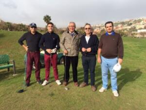 Francisco Javier Palomanes -primero por la derecha- logró el triunfo en la segunda prueba