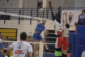 Javier Monfort, jugador del Club Voleibol Melilla