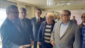 El presidente de la naviera, Adolfo Utor, fue quien realizó la presentación en Nador