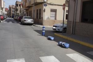 Los pivotes que Seguridad Ciudadana está instalando para mejorar la visibilidad quedaron así