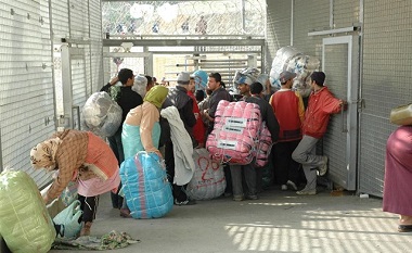 Frontera entre España y Ceuta