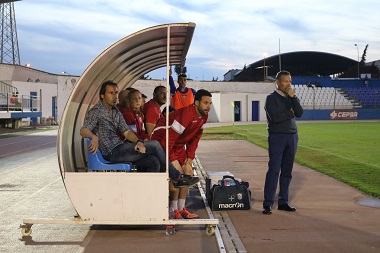 Juan Moya, entrenador de la U.D. Melilla