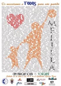 Cartel anunciador del encuentro