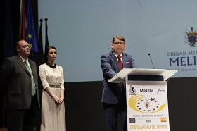 Víctor Fernández, presidente de la Federación Melillense de Pesca y Casting, recibió el pasado año el Premio Pedro de Estopiñán